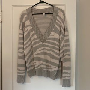 Varley Oversized Animal Print Sweater